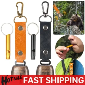 Bear Bell with Whistle Set